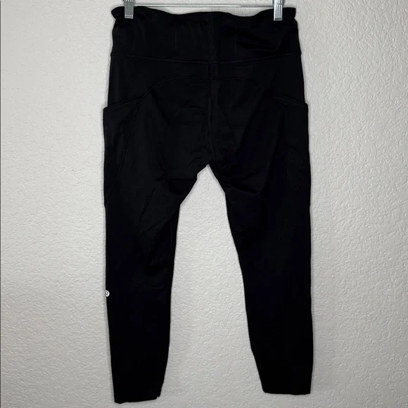 Lululemon Fast and Free High Rise Leggings 25” Black Size 12 - Picture 5 of 9